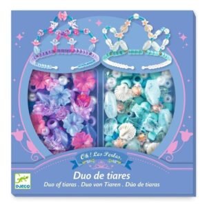 Perlas dúo de tiaras Azul