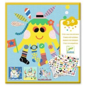 Crear con pegatinas Animales marinos