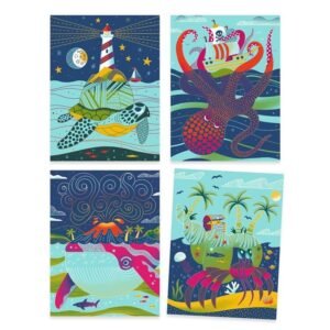 Cuadros para rascar Encima y debajo