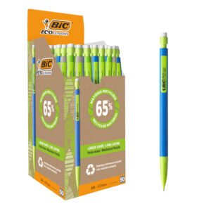 BIC Matic ECOlutions 0,7 mm HB Portaminas - Colores Surtidos, Caja de 50 Unidades