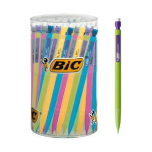 BIC Matic Fun 0,7 mm HB Portaminas - Colores de Cuerpo Surtidos, Tubo de 60