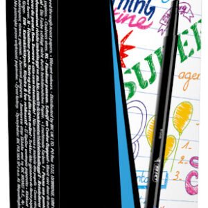 BIC Intensity Fine Rotuladores de Escritura de Punta Fina de 0,4 mm - Color Azul Oscuro, Paquete de 12 Unidades