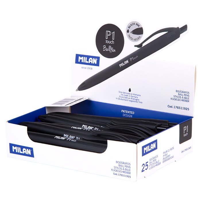 BOLIGRAFO MILAN P1 TOUCH NEGRO