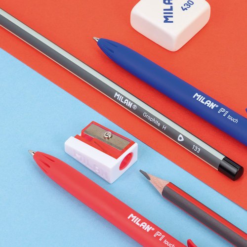 BOLIGRAFO MILAN P1 TOUCH ROJO